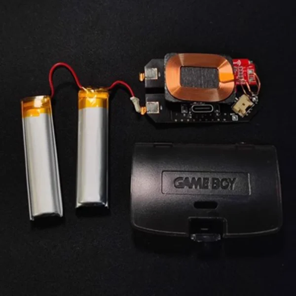 Universal Rechargeable Dual Lithium Battery Module Mod USB-C For GBC,no need to cut shell - Image 4