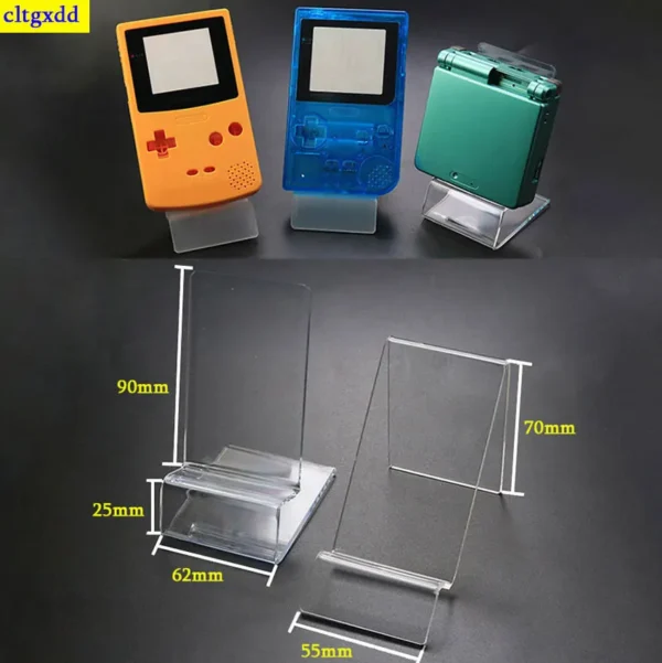Console Exhibition Bracket For GB GBP GBC GBA PSP PSV 3DS 2DS Clear Plastic Stand Shelf Window Counter Display Showcase