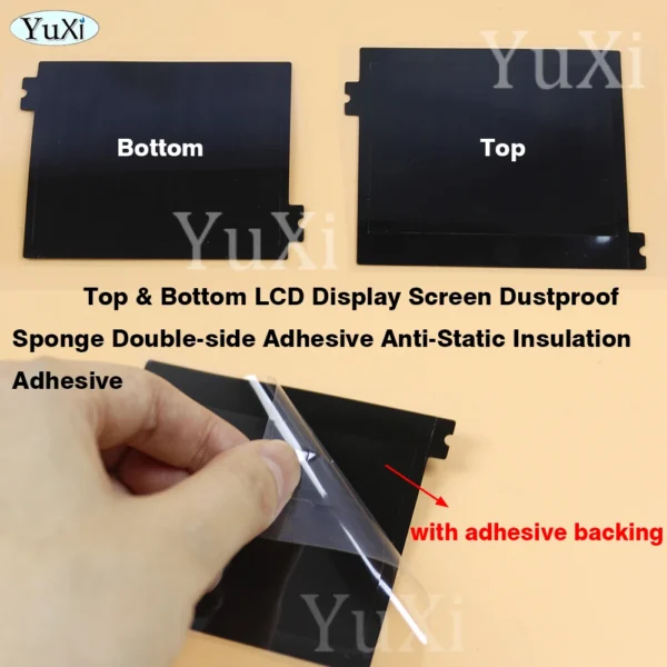 1Pc Screen For Nintendo DS Lite NDSL Top Bottom LCD Display Screen Anti-Static Insulation Dustproof Sponge Double-side Adhesive - Image 4