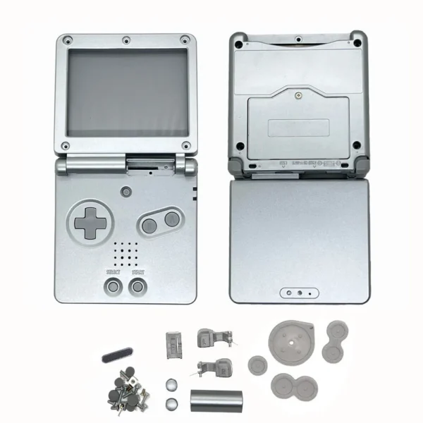 New GBASP Housing Shell Replacement for GBA SP Shell Case Cover with Buttons and Nameplate Logo for Gameboy Advance SP - Image 6