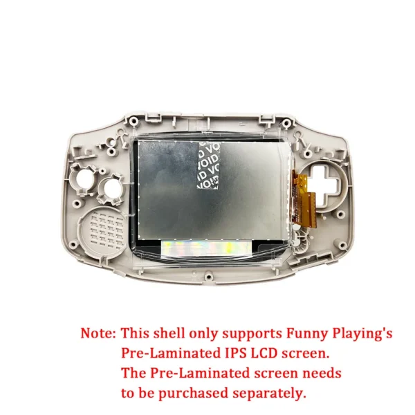 Dedicated IPS High Quality Clear Shell Housing With Screws Sticker For GameBoy Advance GBA Pre-Laminated IPS V3 V4 LCD Screen - Image 4