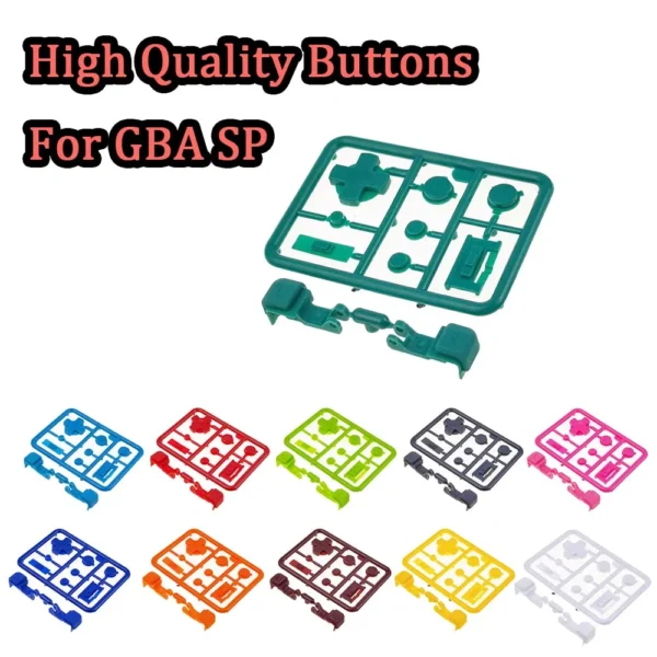 High Quality Buttons for GBA SP New 15 Colors Original Size Buttons Keys for Gameboy Advance GBA SP Housing Shell