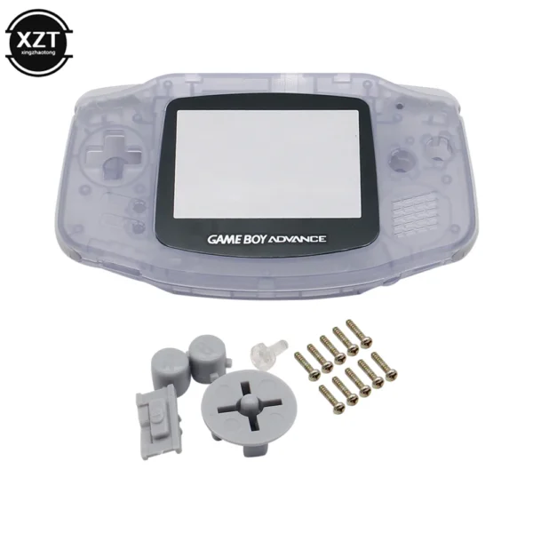 1Pc Replacement Transparent Full Housing Shell For Nintendo Game Boy Advance High Quality Durable Clear Pack Case Repair Parts