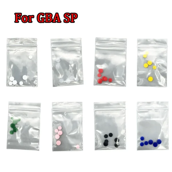 Housing Screw Rubber Gasket Rubber Dust Plug Cover for GameBoy Advance GBA SP Screws LCD Screen Of The Game Machine Accessories