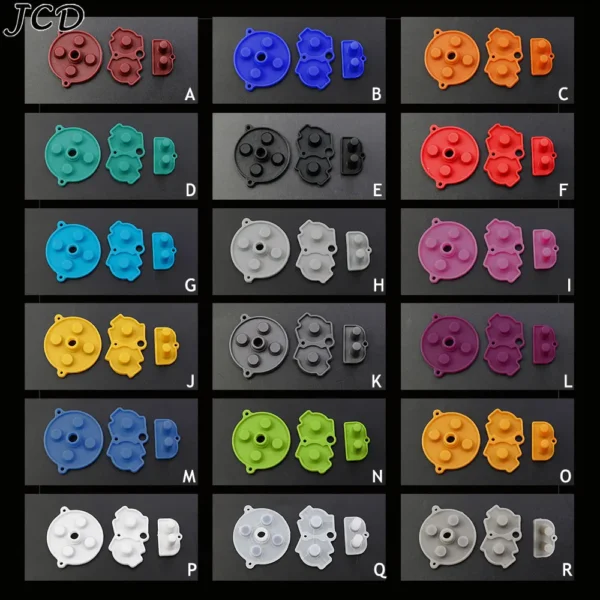 JCD High Quality For GameBoy Advance Rubber Conductive Button For GBA A-B D-pad Start Select Key Silicone Pads - Image 3