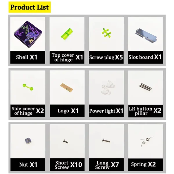 Pre-Laminated Highlight LCD Display IPS V4 LCD Screen With New Dedicated Housing Shell With Stickers For GBA SP GameBoy Advance - Image 4